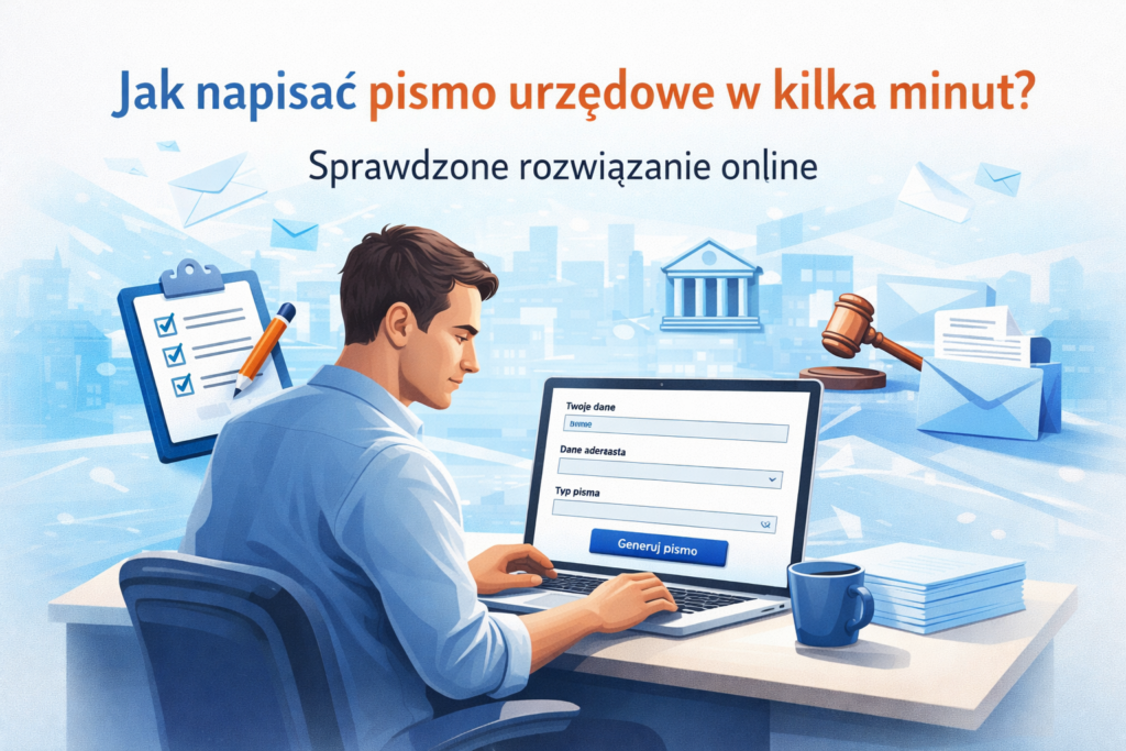 Jak napisać pismo urzędowe w kilka minut?
