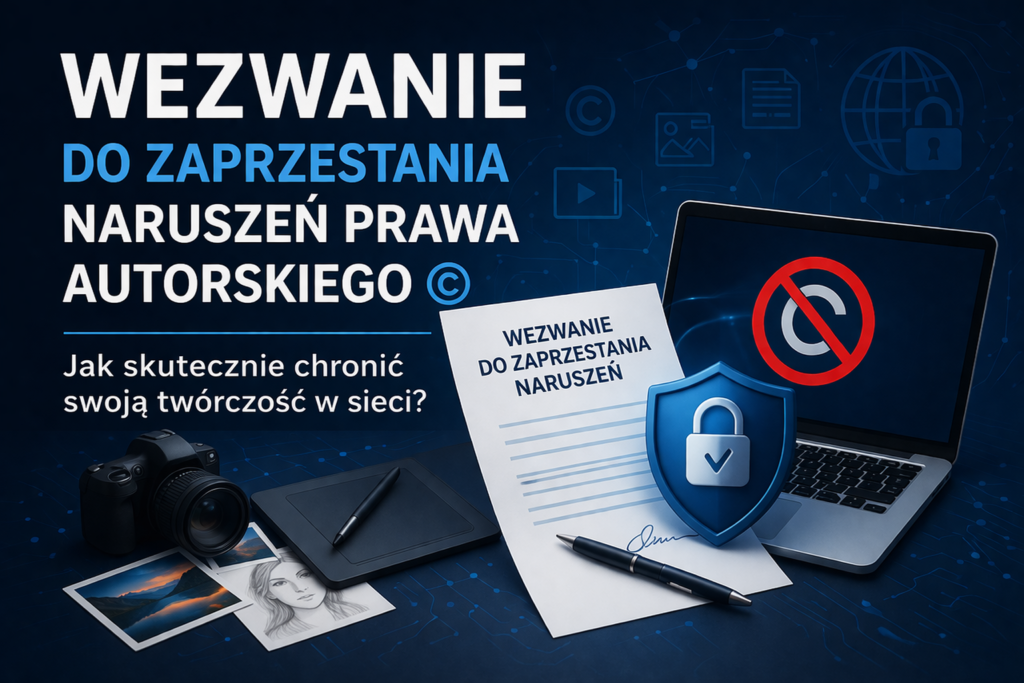 Wezwanie do zaprzestania naruszeń prawa autorskiego – jak skutecznie chronić swoją twórczość w sieci?