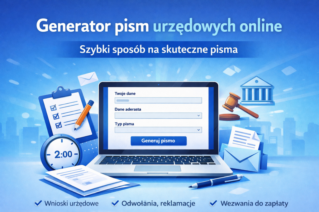 Generator pism urzędowych online