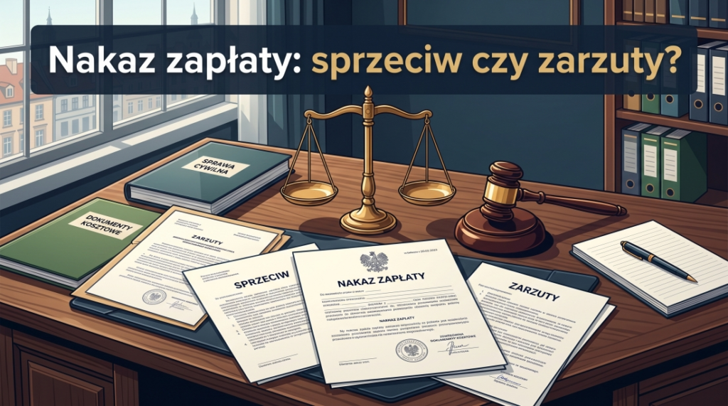 Nakaz zaplaty sprzeciw czy zarzuty