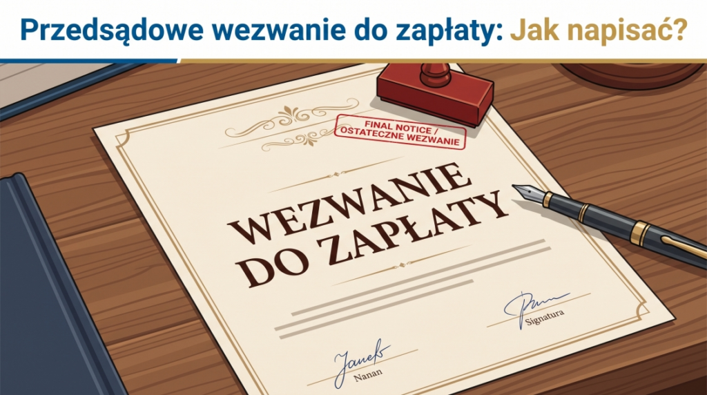 Przedsadowe wezwanie do zaplaty