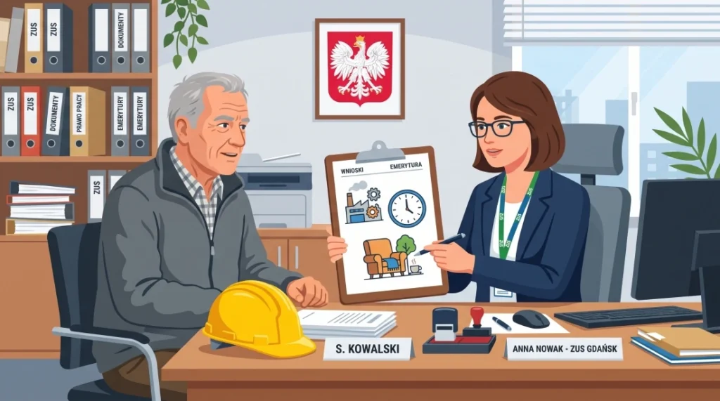 Wcze niejsza emerytura za prac w szczeg lnych warunkac