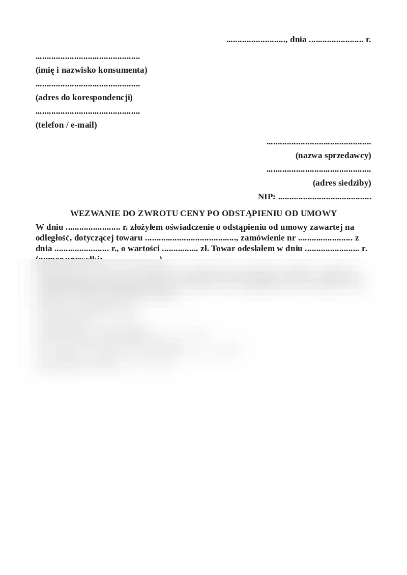 Podgląd pierwszej strony dokumentu